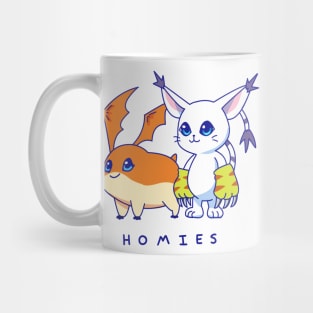 Homies - Patamon and Gatomon Mug